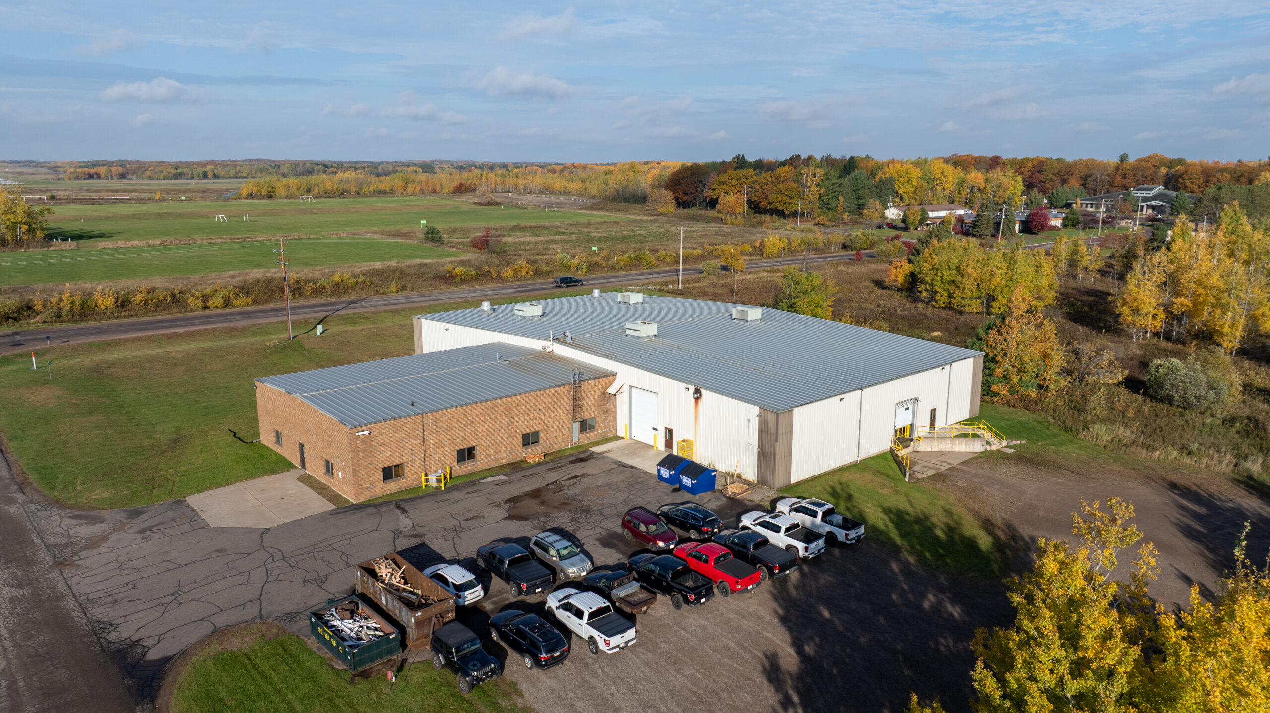 Aerial photo of AirPro South factory